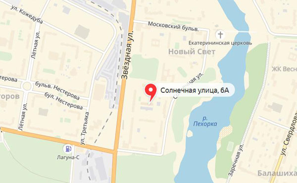 На Яндекс карте г.Москва