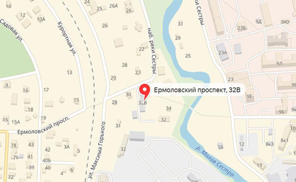 На Яндекс карте г.Санкт-Петербург